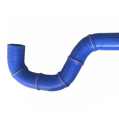 Tubos de borracha de acoplamento de silicone para máquinas de engenharia 45/90/135 graus Cotovelo